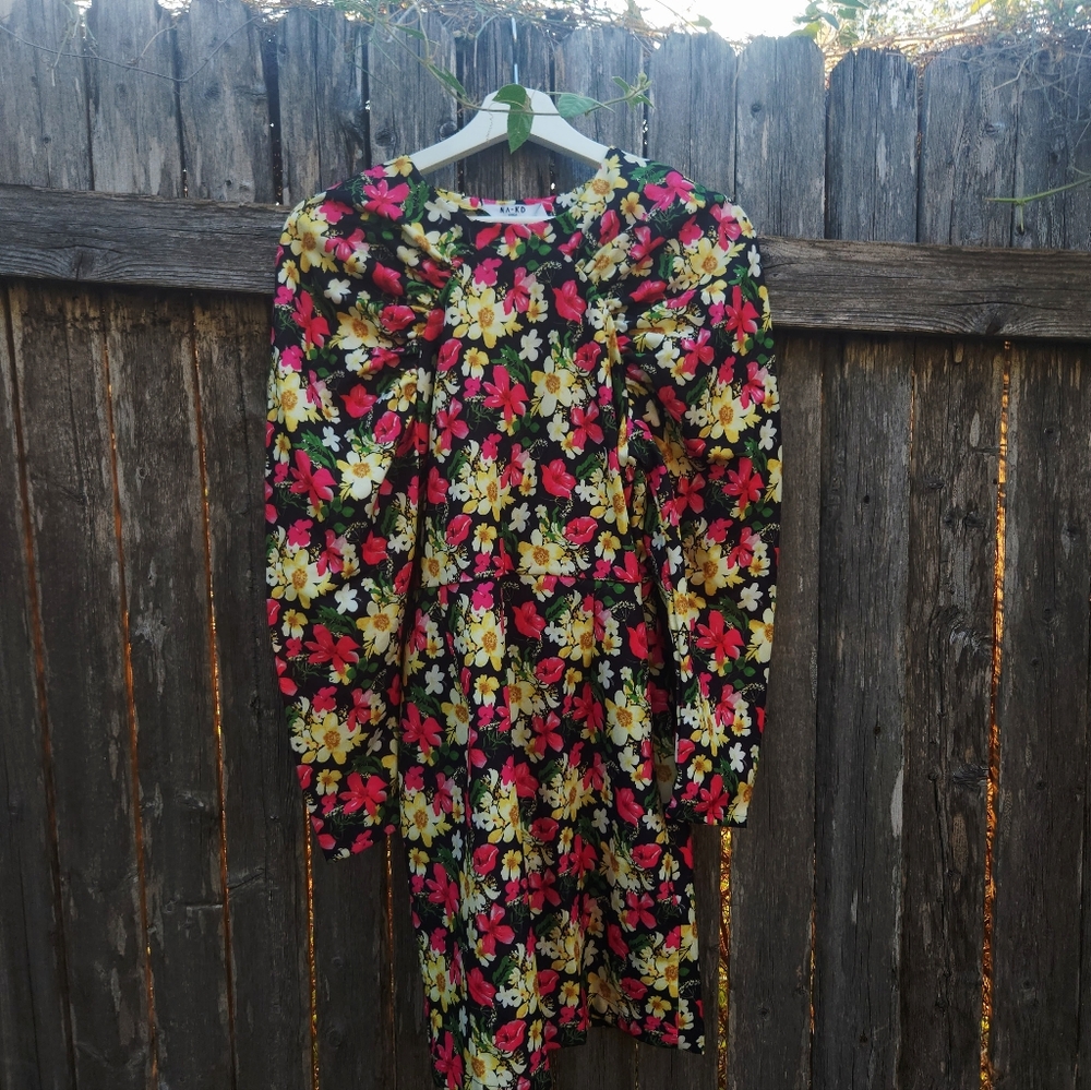 Na-kd Floral Mini Shift Dress